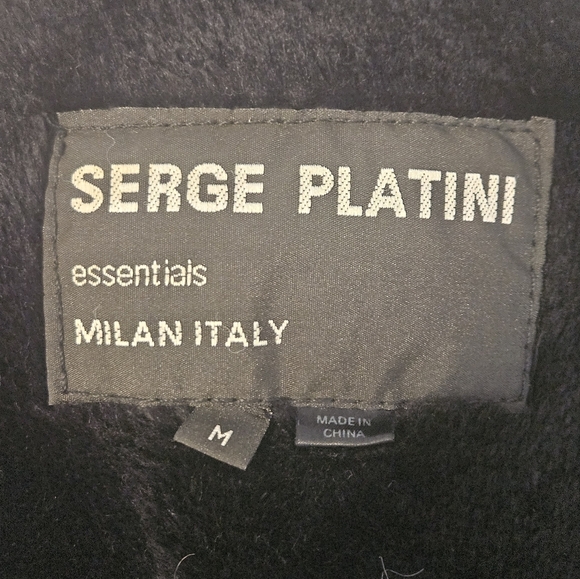 Black Belted Trench Coat with Stand-Up Collar - Picture 9 of 12